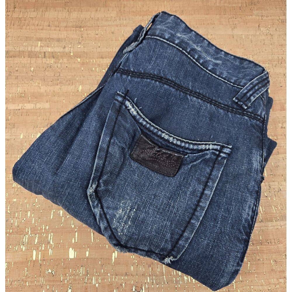 Stitch's‎ Dakota Jeans Mens 29 x 31 Dark Wash Pants Button Fly Selvedge Denim